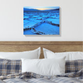 カリフォルニア州ダスク、デスバレー キャンバスプリント (インサイチュ (寝室))