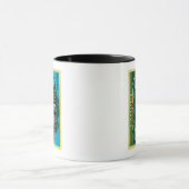 カリフォルニア州チコ – ラージレターシーン マグカップ (中央)