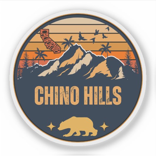 カリフォルニア州チノヒルズ シール (正面)
