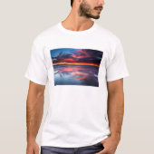 カリフォルニア州チャネル諸島の夕焼け Tシャツ (正面)