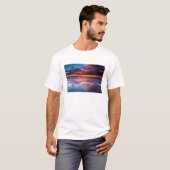 カリフォルニア州チャンネル諸島の日の入り Tシャツ (正面フル)