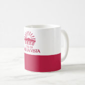 カリフォルニア州チュラビスタ州旗 コーヒーマグカップ (正面右)