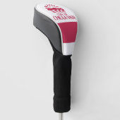 カリフォルニア州チュラビスタ州旗 ゴルフヘッドカバー (アングル)