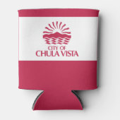 カリフォルニア州チュラビスタ州旗 缶クーラー (正面)