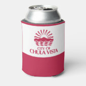 カリフォルニア州チュラビスタ州旗 缶クーラー (缶裏面)