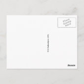 カリフォルニア州テンプルトンのアルパカ ポストカード (裏面)