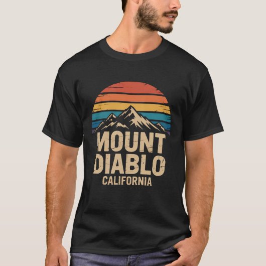 カリフォルニア州ディアブロ山 Tシャツ (正面)