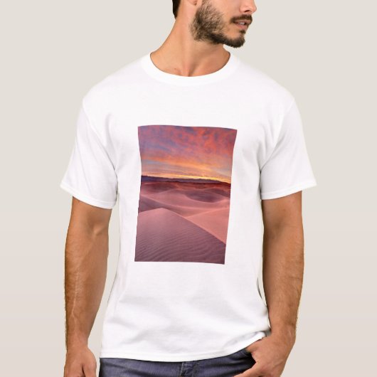 カリフォルニア州デスバレーのピンクの砂丘 Tシャツ (正面)