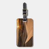 カリフォルニア州デスバレー、ゴールデンサンドダン ラゲッジタグ (正面縦)