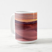 カリフォルニア州デスバレー、ピンクの砂丘 コーヒーマグカップ (正面左)
