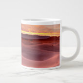 カリフォルニア州デスバレー、ピンクの砂丘 ジャンボコーヒーマグカップ (右)