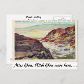 カリフォルニア州デスバレー ポストカード (正面/裏面)