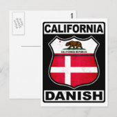 カリフォルニア州デンマークアメリカン ポストカード (正面/裏面)