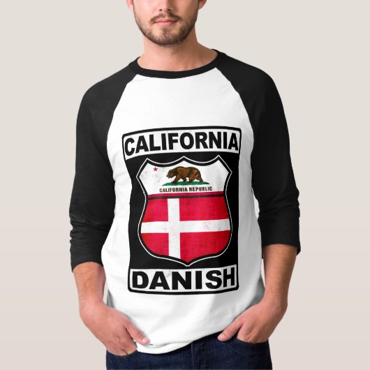 カリフォルニア州デンマークアメリカン Tシャツ (正面)