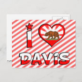 カリフォルニア州デービス ポストカード (正面/裏面)