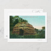 カリフォルニア州トゥールハットレイク郡の外観ビュー ポストカード (正面/裏面)