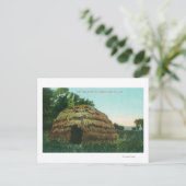 カリフォルニア州トゥールハットレイク郡の外観ビュー ポストカード (スタンド正面)