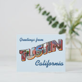 カリフォルニア州トスティンからのご挨拶 ポストカード (スタンド正面)