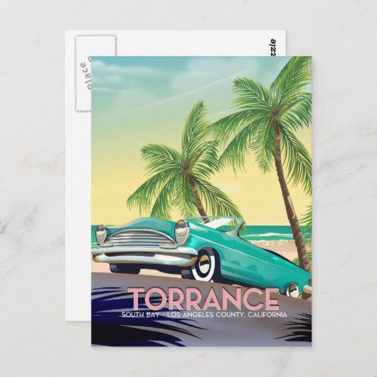 カリフォルニア州トーランス – ロサンゼルス・カリフォルニア ポストカード (正面/裏面)
