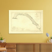 カリフォルニア州ドレイクズベイ キャンバスプリント (インサイチュ (リビング))