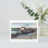 カリフォルニア州ドレジャーオロビル金ゴールドの外観 ポストカード (スタンド正面)