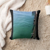 カリフォルニア州ニューポートビーチピアから表示 クッション (ブランケット)