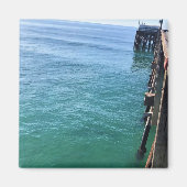 カリフォルニア州ニューポートビーチピアから表示 マグネット (正面)