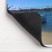 カリフォルニア州ニューポートビーチ、バルボア島からの眺め マウスパッド (コーナー)