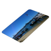 カリフォルニア州ニューポートビーチ、バルボア島からの眺め マグネット (左側)