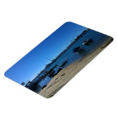 カリフォルニア州ニューポートビーチ、バルボア島からの眺め マグネット (左側)