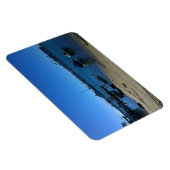 カリフォルニア州ニューポートビーチ、バルボア島からの眺め マグネット (右側)