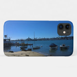 カリフォルニア州ニューポートビーチ、バルボア島からの眺め iPhone 11 ケース