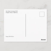 カリフォルニア州ニューポートビーチ、Castaways Parkから表示 ポストカード (裏面)