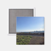 カリフォルニア州ニューポートビーチ、Castaways Parkから表示 マグネット (正面/裏面)