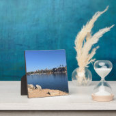 カリフォルニア州ニューポート州ウェッジビーチからの表示 フォトプラーク (インサイチュ)