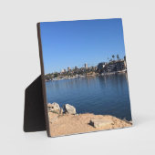 カリフォルニア州ニューポート州ウェッジビーチからの表示 フォトプラーク (正面)