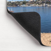 カリフォルニア州ニューポート州ウェッジビーチからの表示 マウスパッド (コーナー)