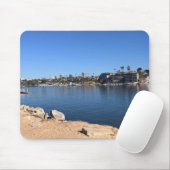 カリフォルニア州ニューポート州ウェッジビーチからの表示 マウスパッド (マウス)