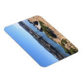 カリフォルニア州ニューポート州ウェッジビーチからの表示 マグネット (右側)