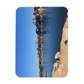 カリフォルニア州ニューポート州ウェッジビーチからの表示 マグネット (縦)