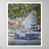 カリフォルニア州ネバダシティのブロード通りGMC ポスター (正面)