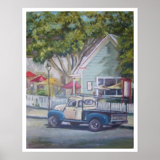 カリフォルニア州ネバダシティのブロード通りGMC ポスター (正面)