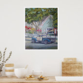 カリフォルニア州ネバダシティのブロード通りGMC ポスター (キッチン)