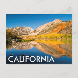 カリフォルニア州ノースレイクの秋 ポストカード