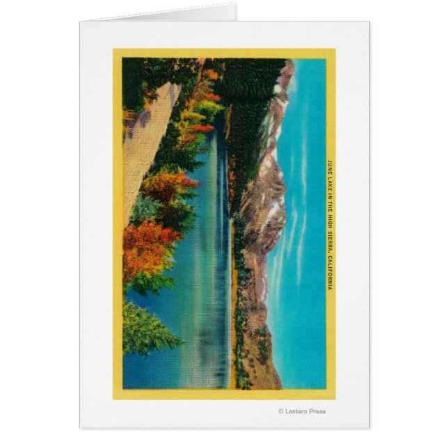 カリフォルニア州ハイシエラモノ郡の6月の湖 (正面)