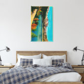 カリフォルニア州ハイシエラモノ郡の6月の湖 キャンバスプリント (インサイチュ (寝室))