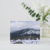 カリフォルニア州ハイフォークで冬の時間… ポストカード (スタンド正面)