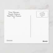 カリフォルニア州ハイフォークで冬の時間… ポストカード (裏面)