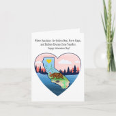 カリフォルニア州ハッピーアドミッション・デー カード (正面)