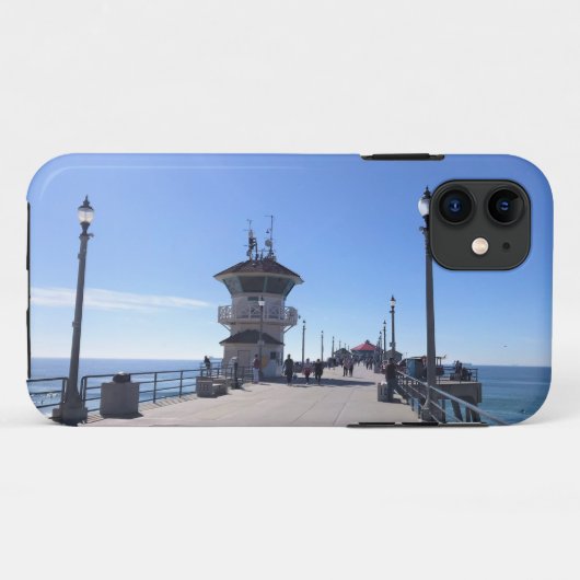 カリフォルニア州ハンチントンビーチピア Case-Mate iPhoneケース (裏面(横))